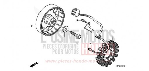 GENERATRICE CB600F3A de 2010